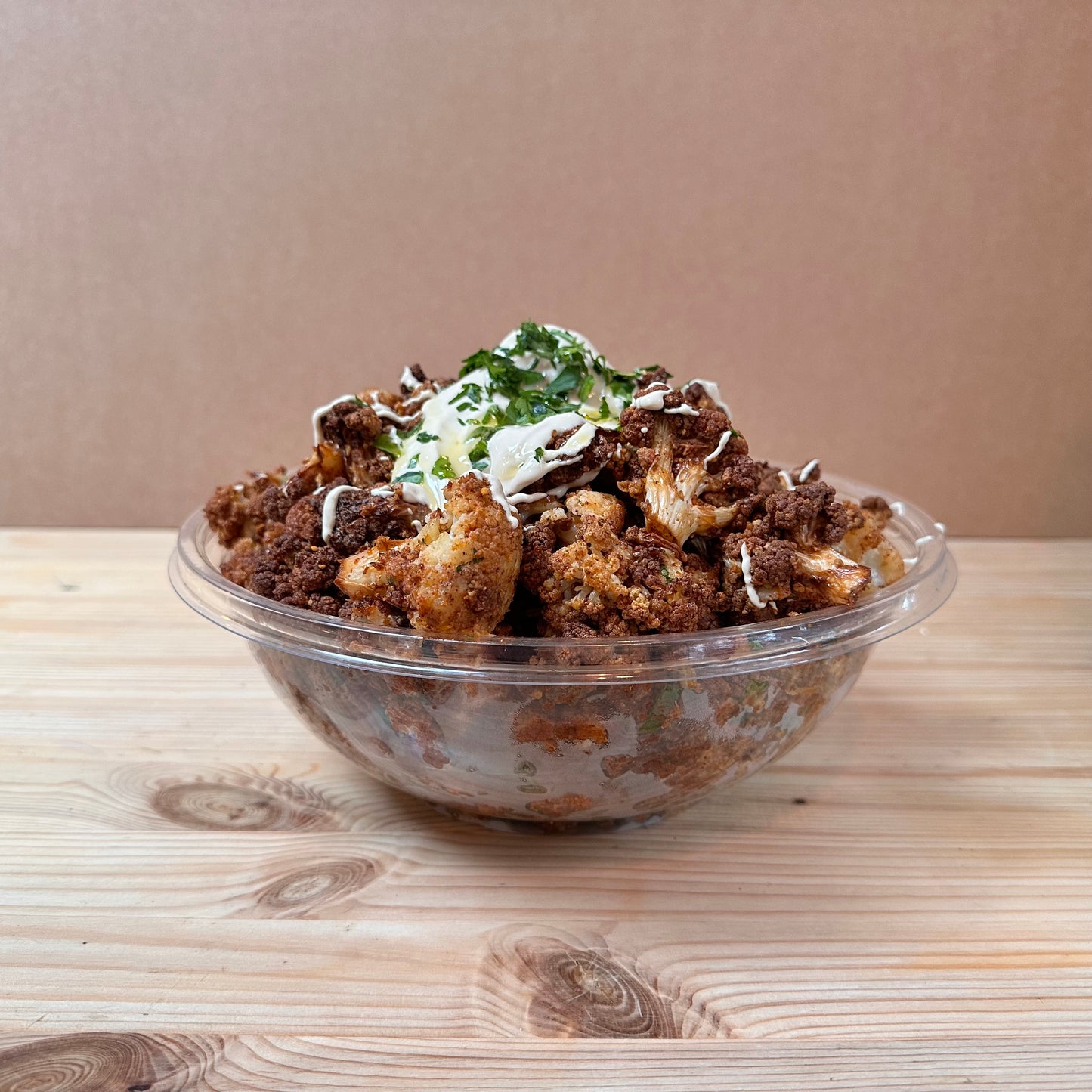 Fried cauliflower salad with tahini – vegetarian catering Dublin
